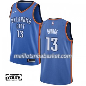 Maillot Enfant Oklahoma City Thunder Paul George 13 Nike 2017-18 Bleu Swingman